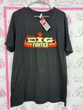 Snap-on The Big Frontier Short Sleeve Tee - Black with Red/Yellow Graphic new